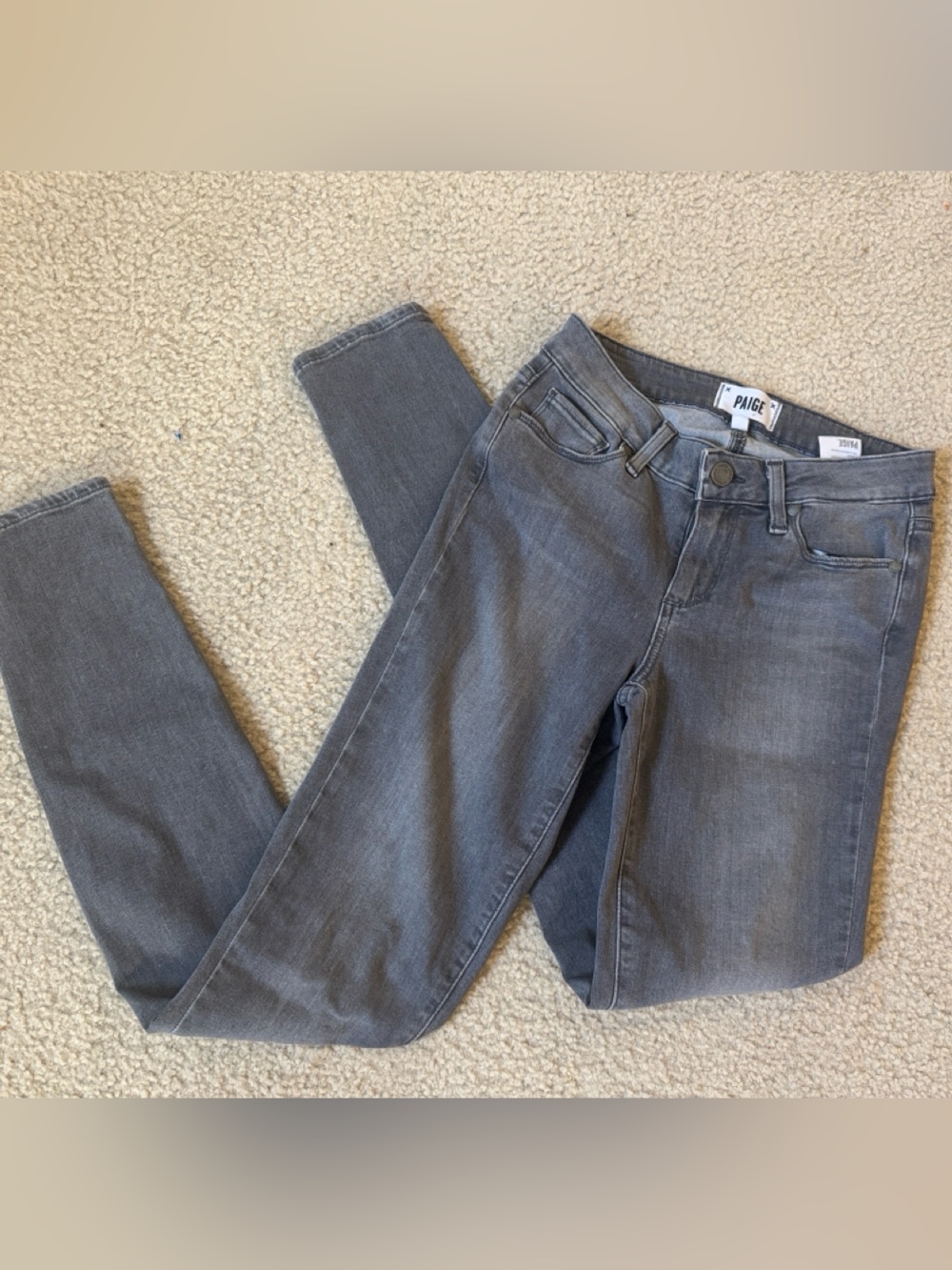 PAIGE Men’s Skinny Jeans in Grey Wash
